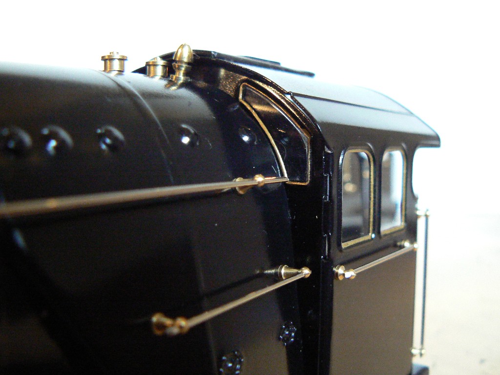 Front cab detail- tinplate locomotive