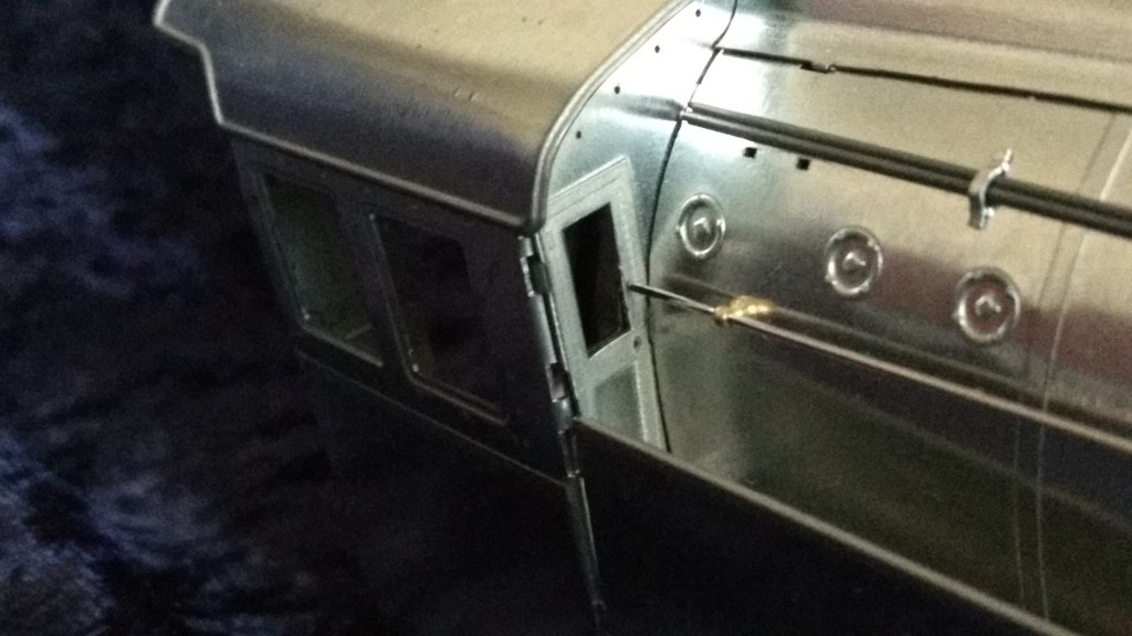 Fitzroy loco Works tinplate O gauge Cab Door detail